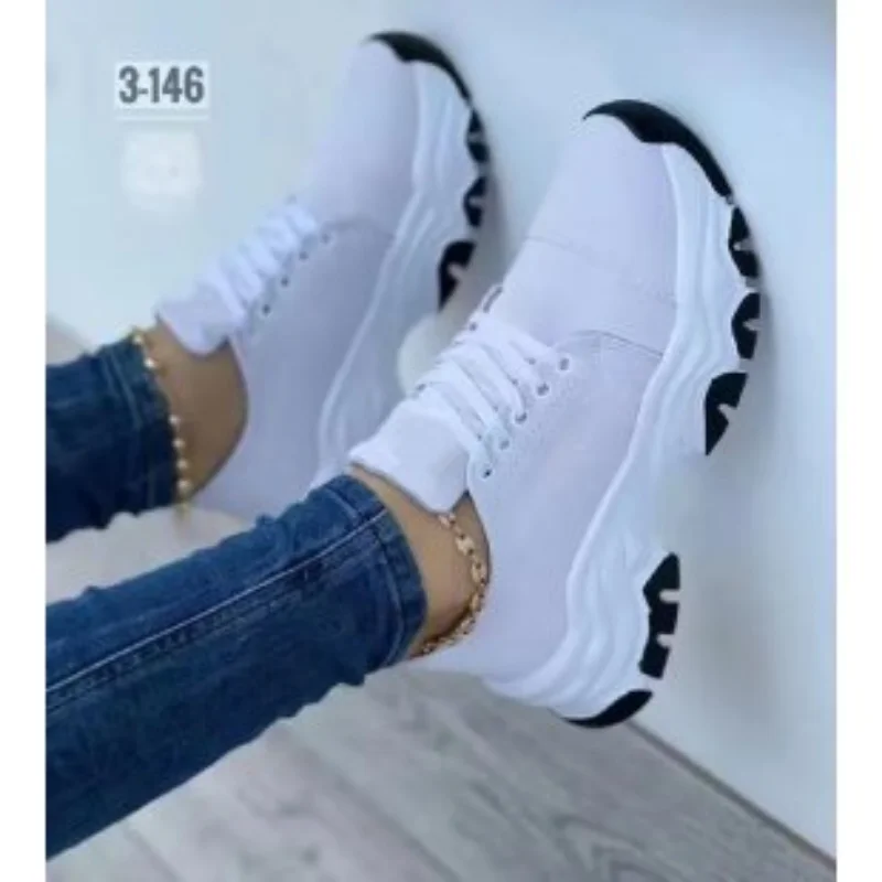 

Кеды женские с вулканизированной подошвой, холщовые кроссовки, на шнуровке, Повседневная модная обувь, 2023