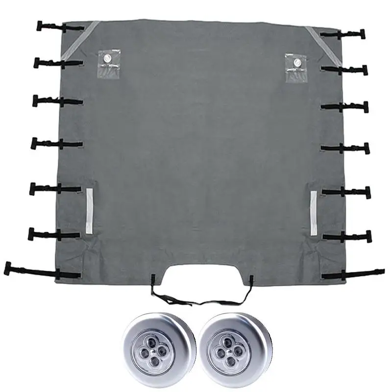 

RV Towing Cover Caravan Waterproof Towing Front Cover RV Towing Cover Caravan Covers Protector For Motorhome Waterproof With