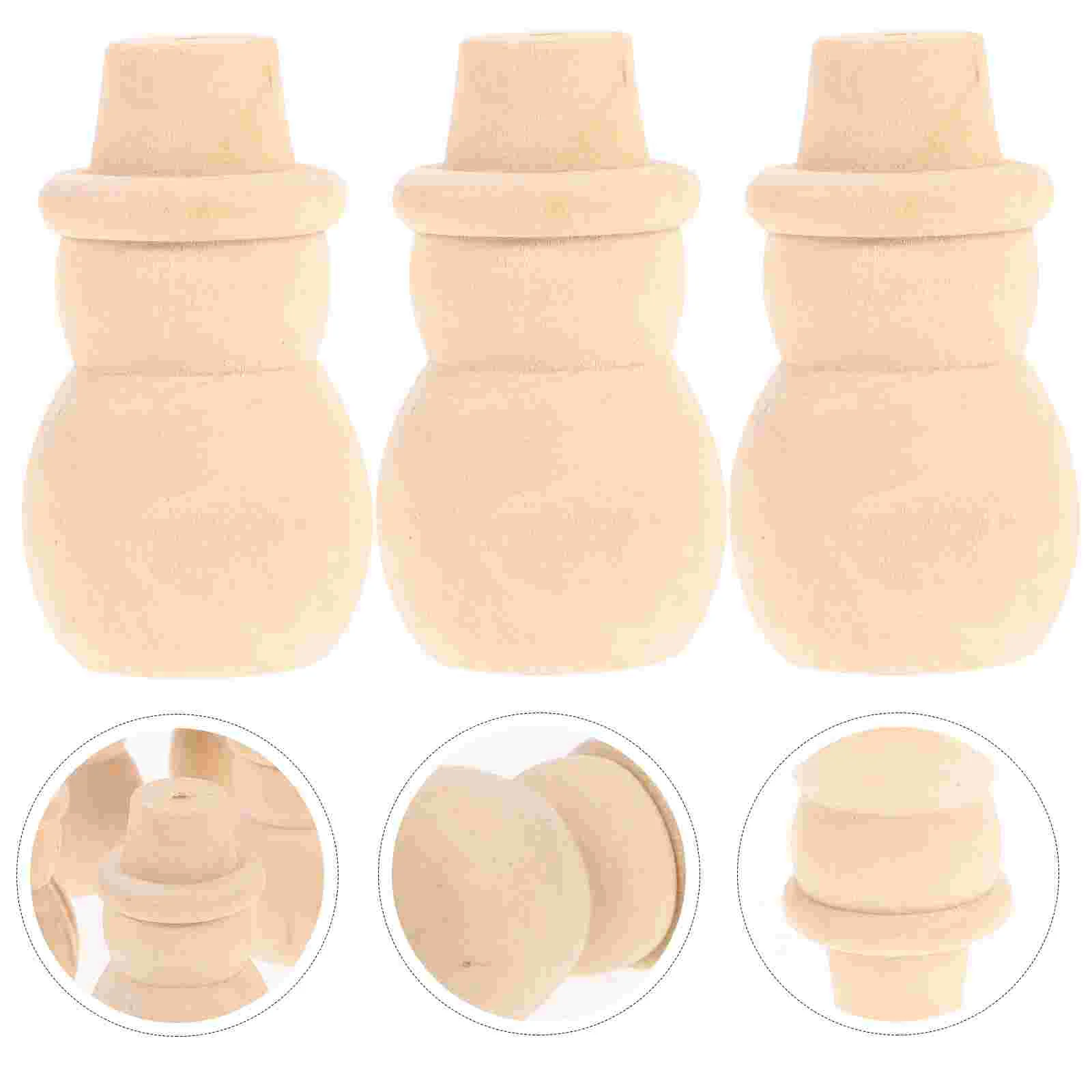

Snowman Wooden Wood Peg Unfinished Diy Blank Decorations Craft Mini Snowmen Cake Christmas Pegs Crafts Making Holiday Figures