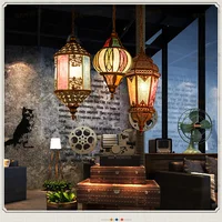 Southeast Asia Bohemian Thai creative chandelier Moroccan retro pendant light for bar cafe restaurant corridor