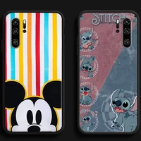 disney stitch miqi phone cases for huawei honor y6 y7 2019 y9 2018 y9 prime 2019 y9 2019 y9a coque soft tpu carcasa back cover