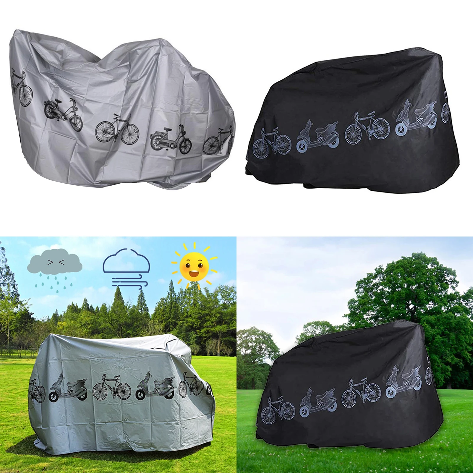 200x100cm Bicycle Waterproof Cover Outdoor UV Guardian MTB B