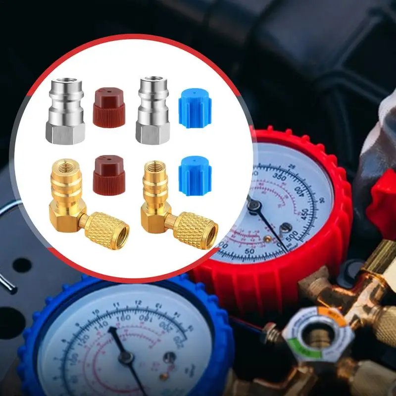 Адаптер R134a для быстрой съемки R12 в Высокое/низкое давление