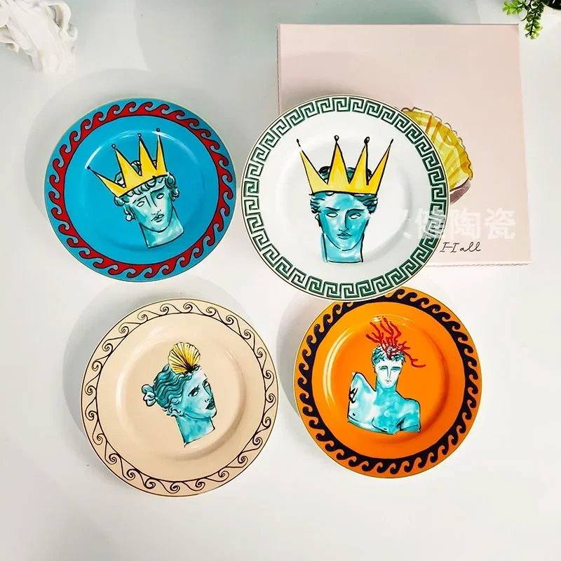 Seegott Reises erie westliche Küche Platte vier Teller) ischen Стиль стейк флак Ретро kreative Abendessen