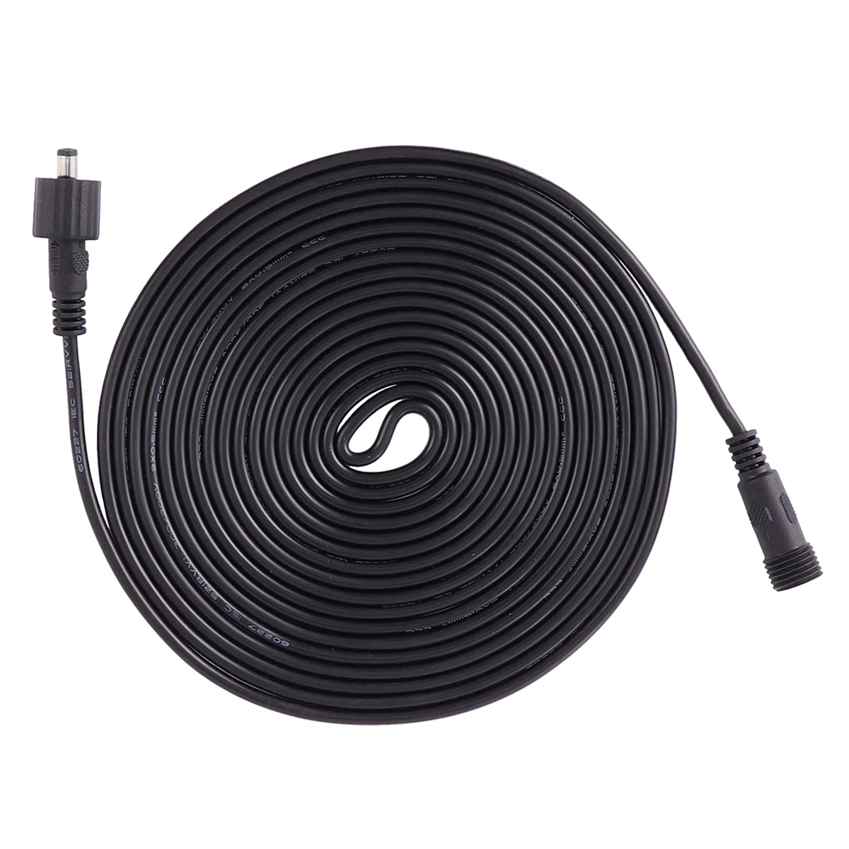 

5 Meters Electrical Adapters Solar Lamp Extension Cable Extendable Power Wire Male Cord