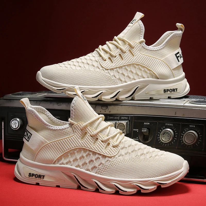 2022 New Ultralight Men Sneakers Unisex Mesh Breathable Walking Casual Shoes Big Size Comfortable Men and Women Couple Shoes