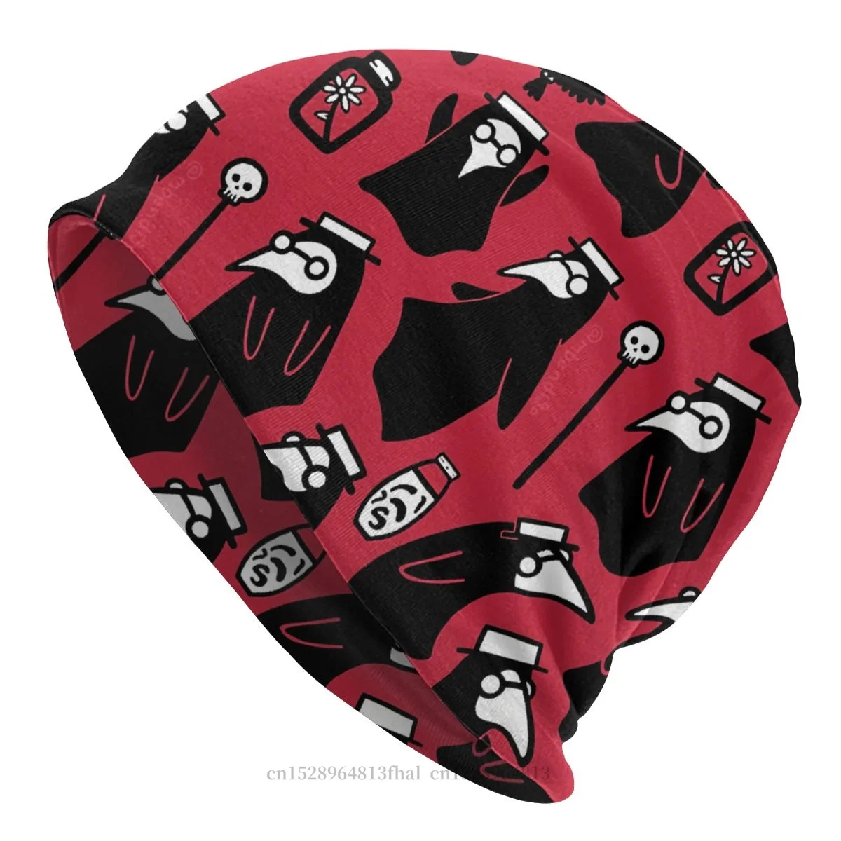 

Bonnet Hats Gothic Men Women's Thin Hat Plague Doctors Autumn Spring Warm Cap Street Skullies Beanies Caps