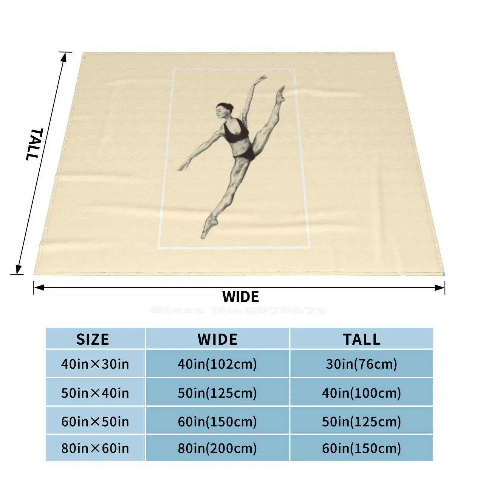 Dance Like Misty Copeland Best Selling Room Household Flannel Blanket American Ballet Theatre Abt Sketch