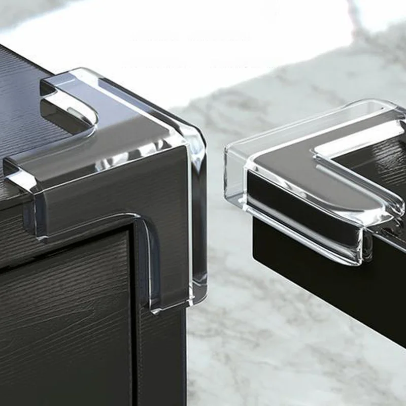 10 шт. силиконовые накладки на углы мебели для защиты от столкновений - купить по