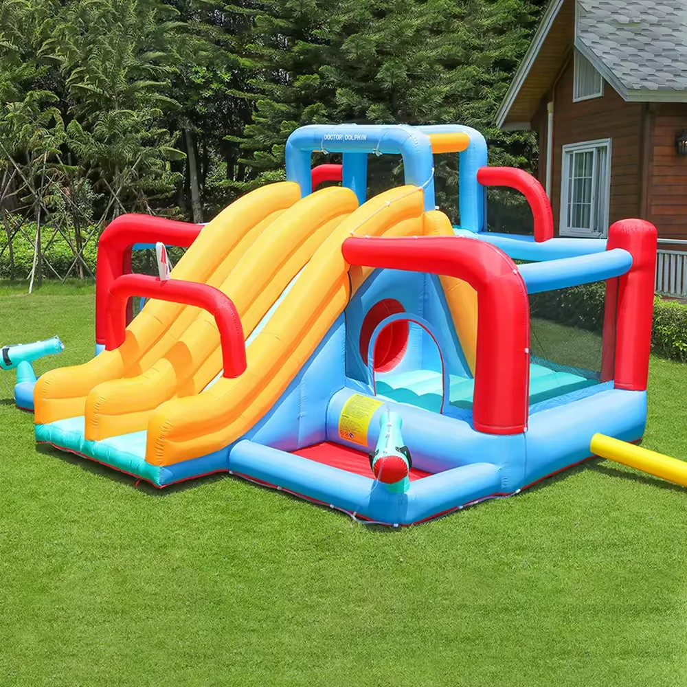 Лидер продаж надувной домик для прыжков замок унисекс горка дома и улицы детский