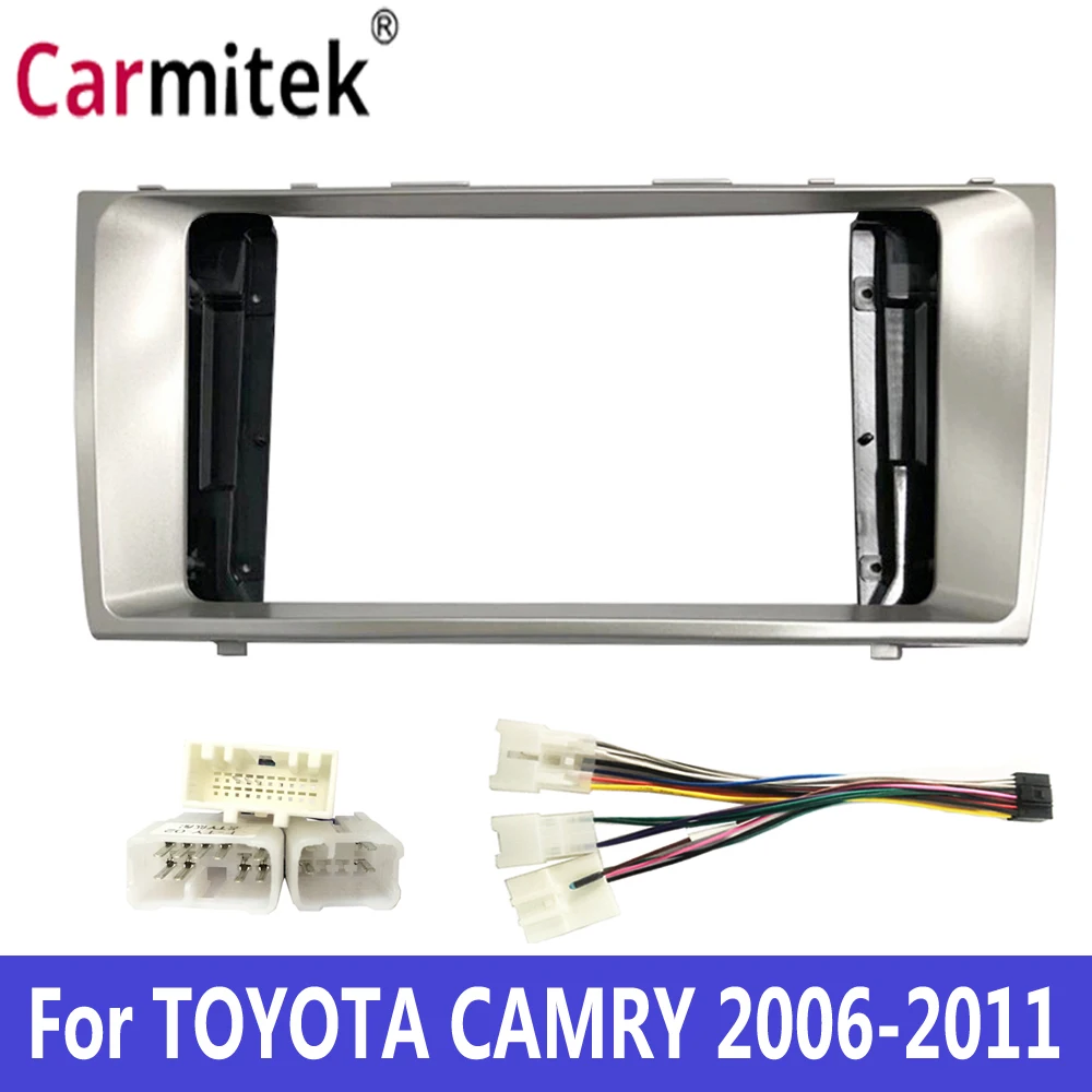 

9 Inch for Тойота Кемер android 2 din framecar radio dvd player fascia stereo panel for Toyota Camry 2006-2011 frame