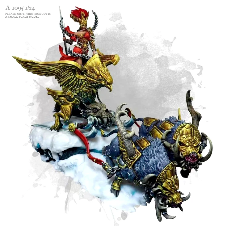 

1/24 Resin figure model kits DIY colorless and self-assembled A-1095