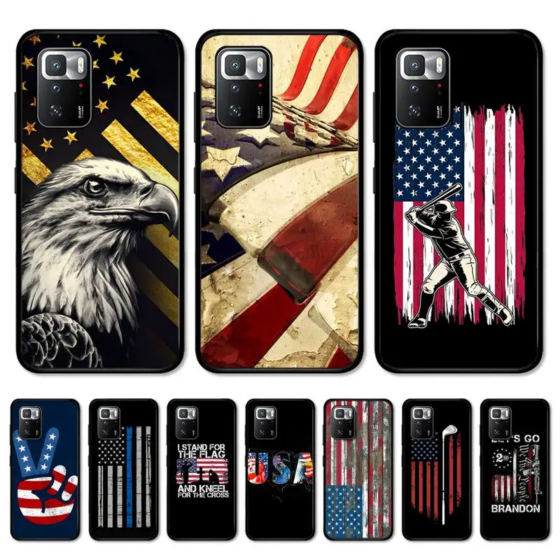 

American flag Phone Case for Redmi Note 8 7 9 4 6 pro max T X 5A 3 10 lite pro