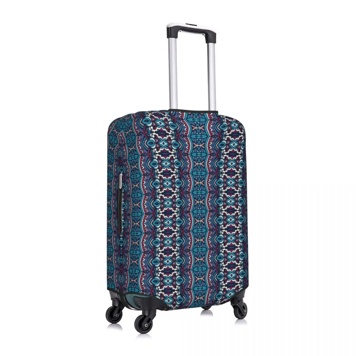 

Colorful Tribes (2) Luggage Cover Spandex Suitcase Protector Fits 19-21 Inch