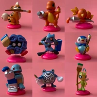 genuine bulk pack pokemon pocket monster growlithe charmander poliwhirl doll gifts toy model anime figures collect ornaments