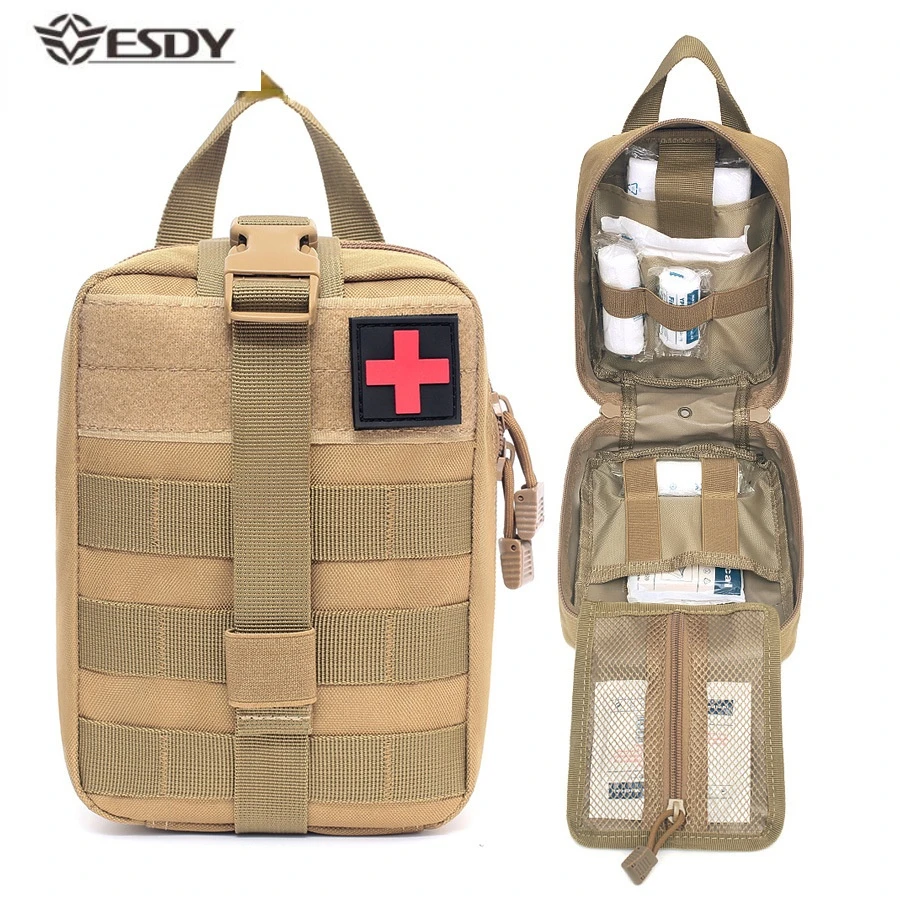 

Military EDC Tactical Bag Waist Belt Pack Hunting Vest Emergency Tools Pack Outdoor Medical First Aid Kit Camping Survival Pouch