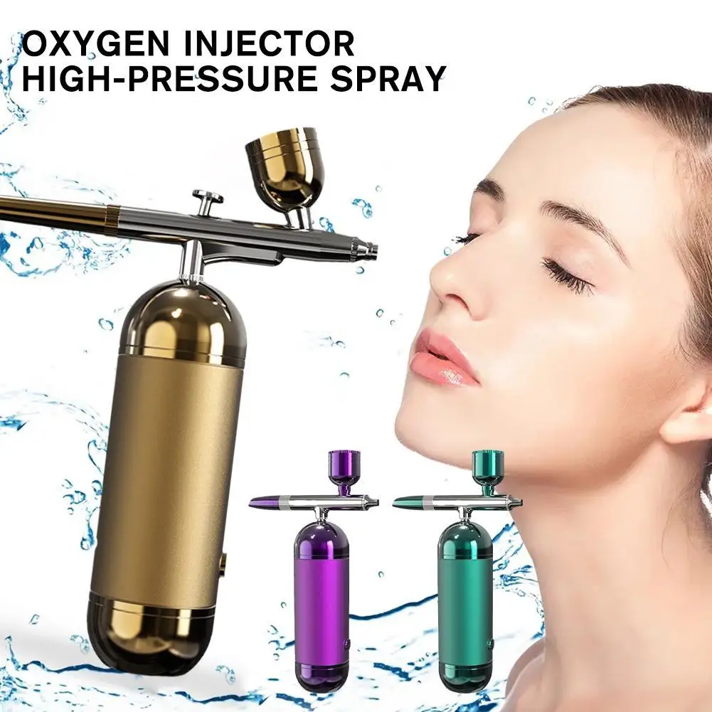 

Airbrush Nail With Compressor Portable Airbrush For Nails Cake Tattoo Makeup Paint Air Spray Gun Oxygen Injector Air Brush Kit