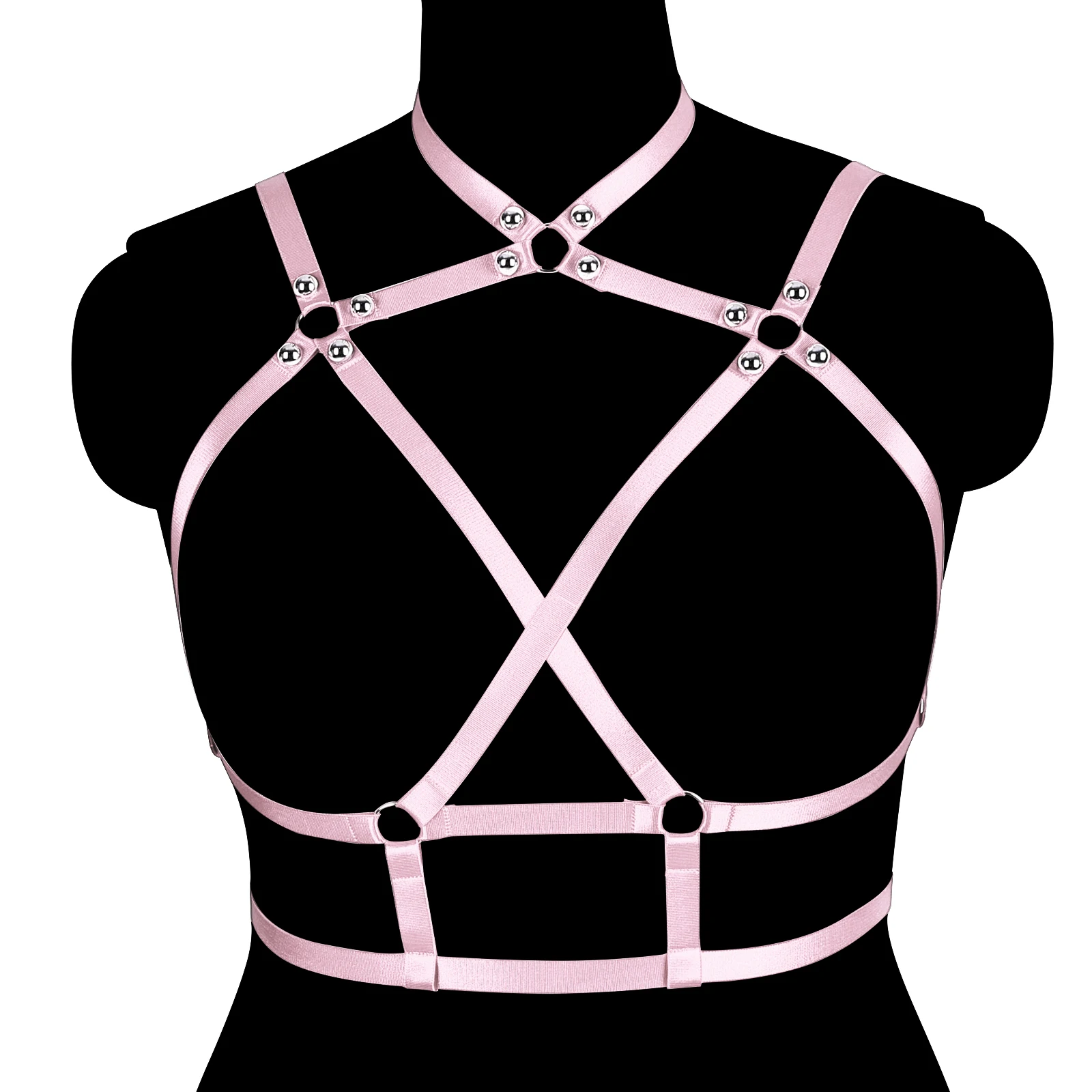 

Женское нижнее белье, ремень, укороченные топы, клетка, портупея, бюстгальтер, сексуальный женский бюстгальтер на бретелях, танцевальная одежда для пышных женщин