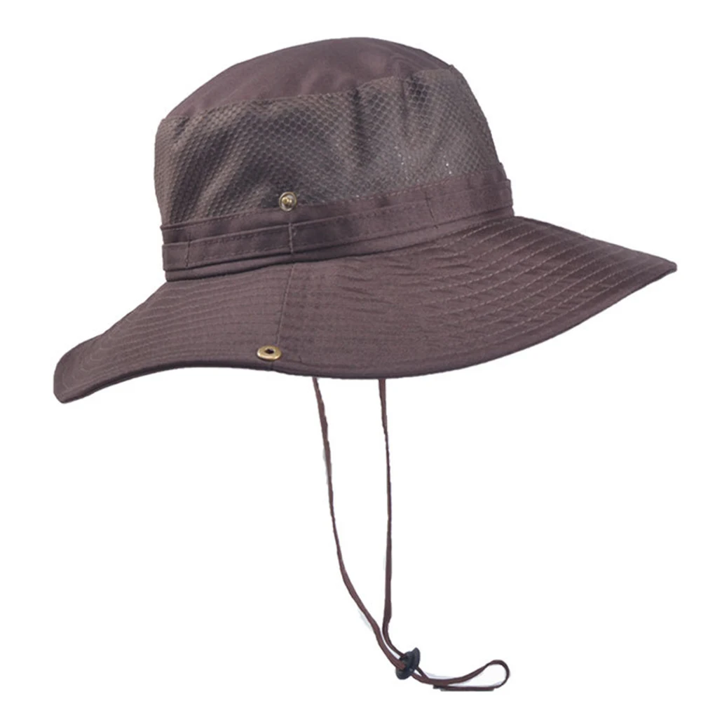 

Outdoor Fishing Hat Man Breathable Folding Solid Color Cap Camping Hiking Summer Boys Sun Boonie Hat Sunshade Equipment