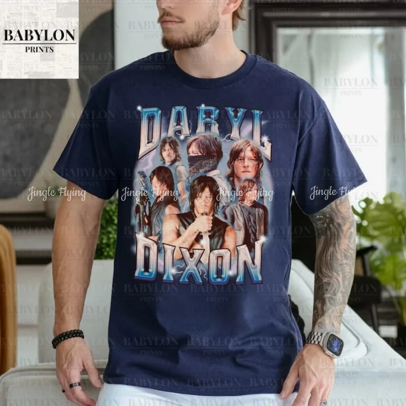 Толстовка с капюшоном Dixon The Twd Рубашка Daryl Carl Grimes Walking Dead Подарок для фанатов