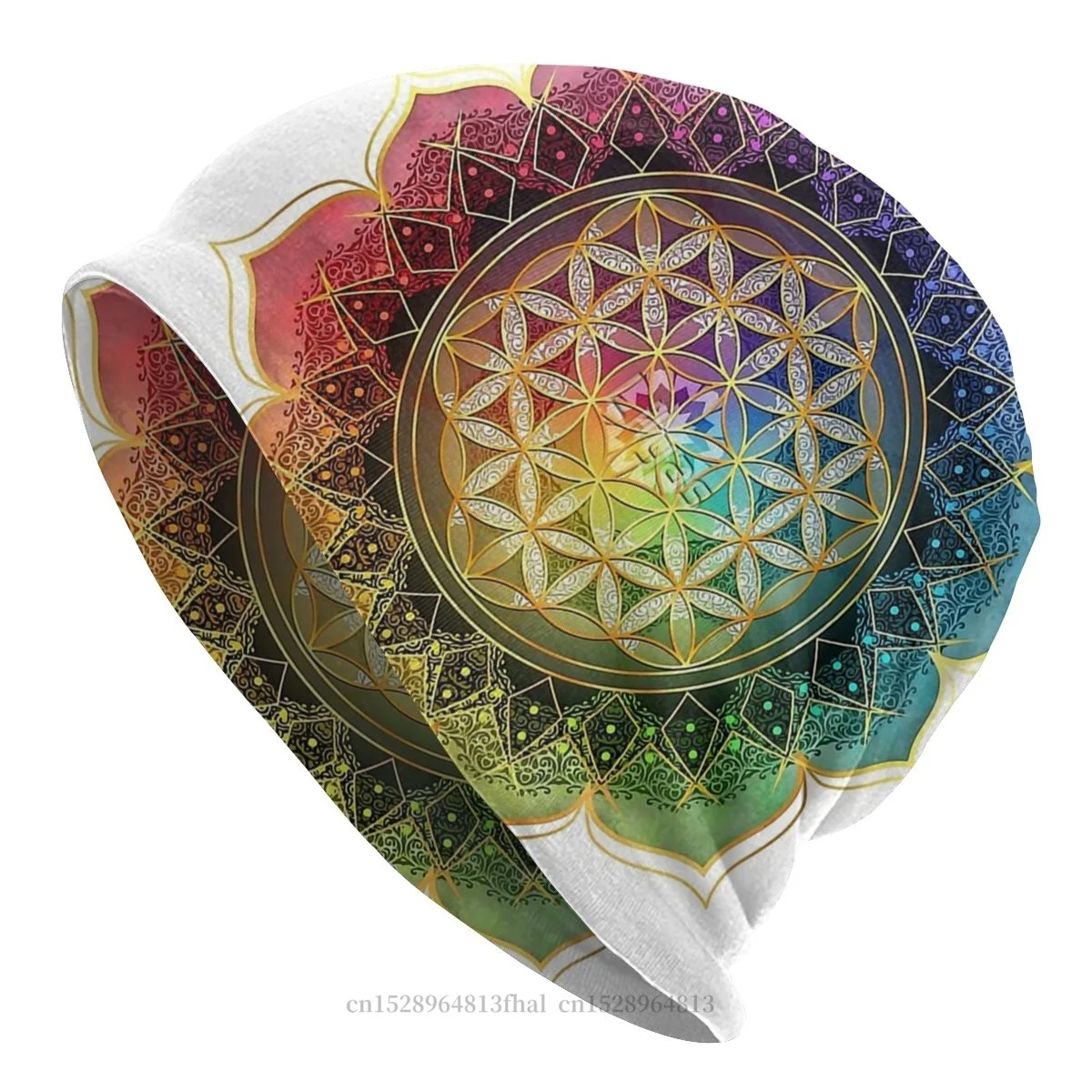 

Sacred Geometry OM Sport Hats Flower Bonnet Hipster Skullies Beanies Caps