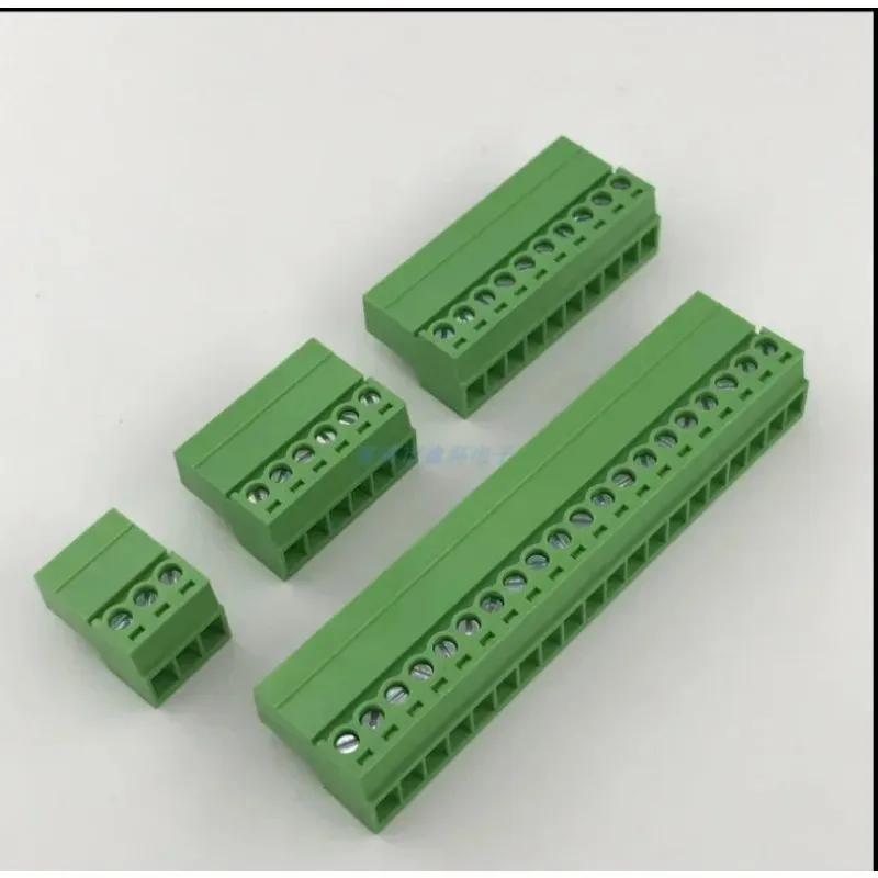 

Клеммный блок для разъемов HJXY 3.5mm/3.81mm зелёный
