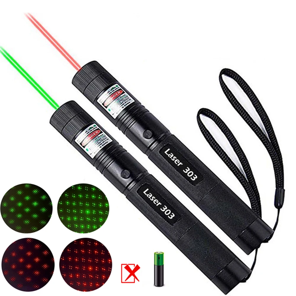 

Hunting Powerful Laser Sight Pointer Green Purple Red Dot Laser Light Pen Adjustable Focus Lazer With Laser No Battery