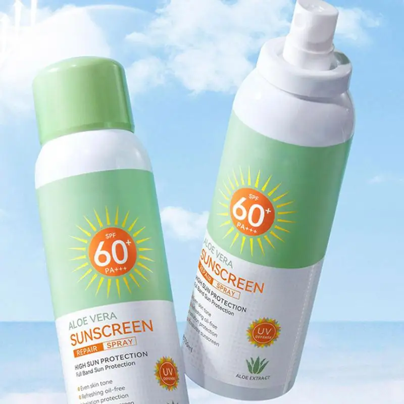 

SPF 50 Sunscreen Spray Waterproof Whitening Face Mist Broad Spectrum Non-greasy Moisturizing 150ml Light Weight UV Sunblock