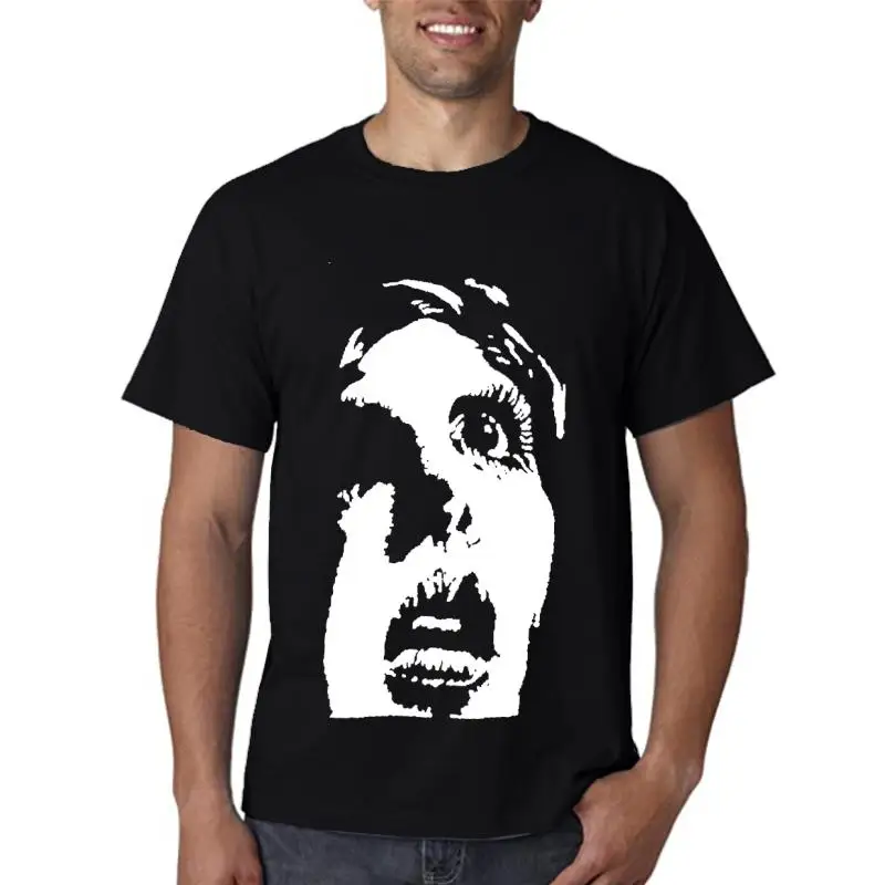 

100% cotton big face print men T shirt casual loose streetwear top quality print men tshirt o-neck cotton men t-shirt