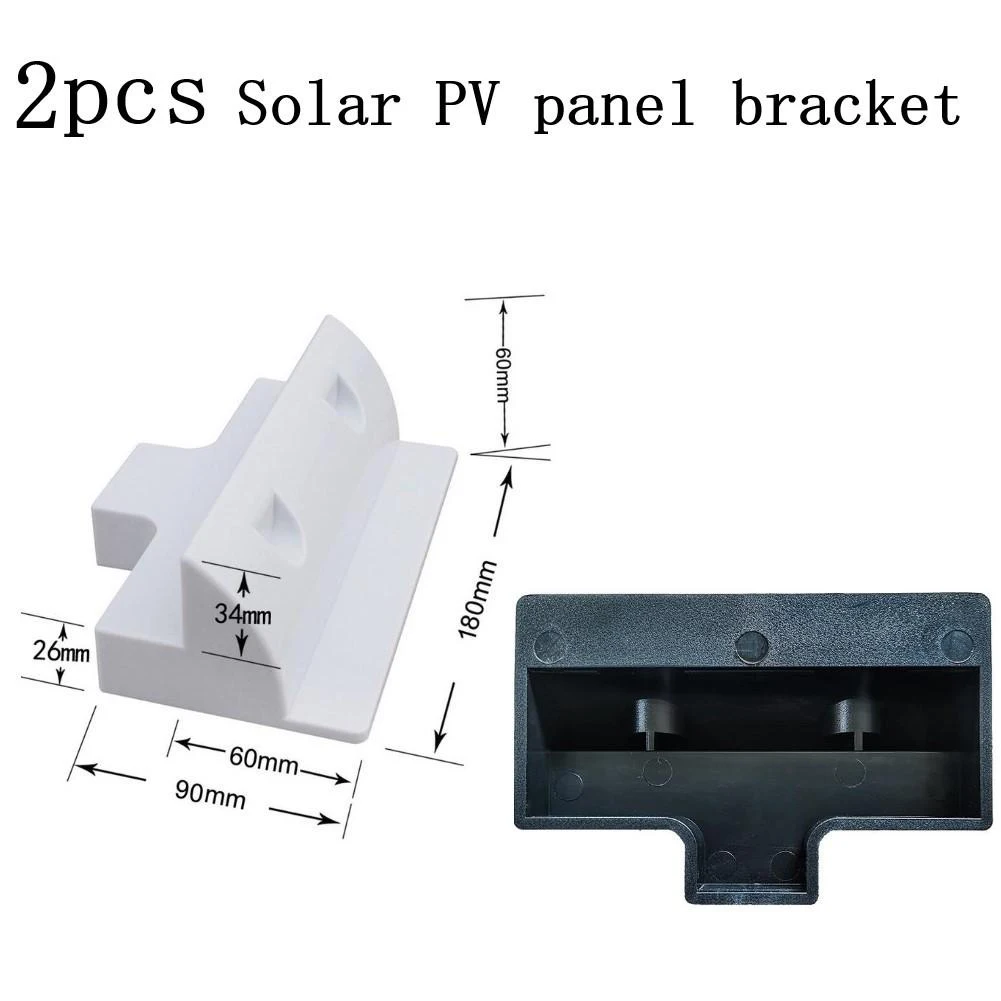 

Brand New Solar Panel Mounting Bracket ABS Accessories Adjustable Flat Roof Kit