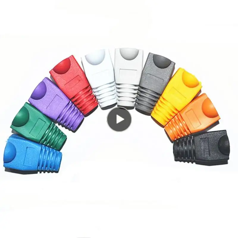 

Steady And Not Falling Off Adapter Cap Comfortable Touch Crystal Head Sheath Line Classification Plastic Molding Rj45 Cap
