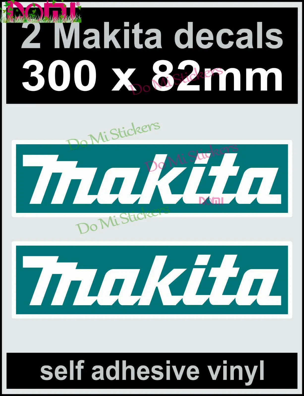 

2 Makita Tools Stickers 300mm Motorsport Decal Car Van Bus Truck Workshop Car Styling Stickers JDM Quality KK Vinyl PVC