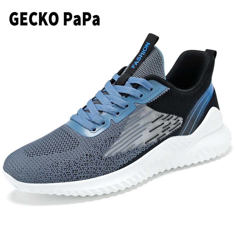 Летние мужские повседневные туфли новинка 2022 модные сетчатые дышащие кроссовки