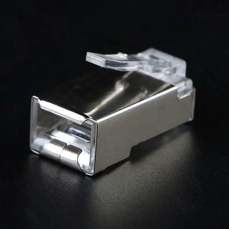 Разъем Cat6 RJ45 Модульный разъем Ethernet-кабеля 8P8C с головкой ...
