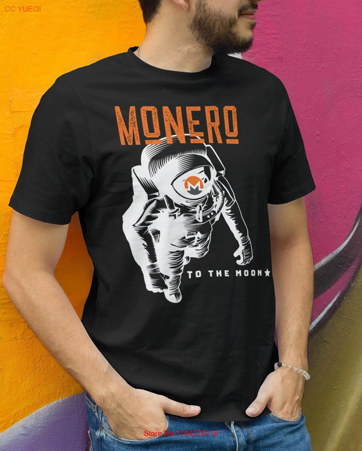 Футболка Monero XMR To The Moon Crypto Cryptocurrency футболка унисекс с длинными или короткими