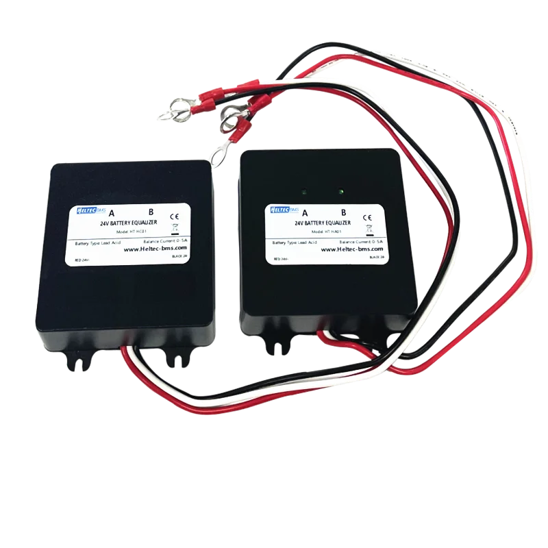 Heltec 12V LCD/LED Battery Equalizer Batteries Voltage Balance Lead Acid Battery Connected Parallel Series for 24/36/48V/96V