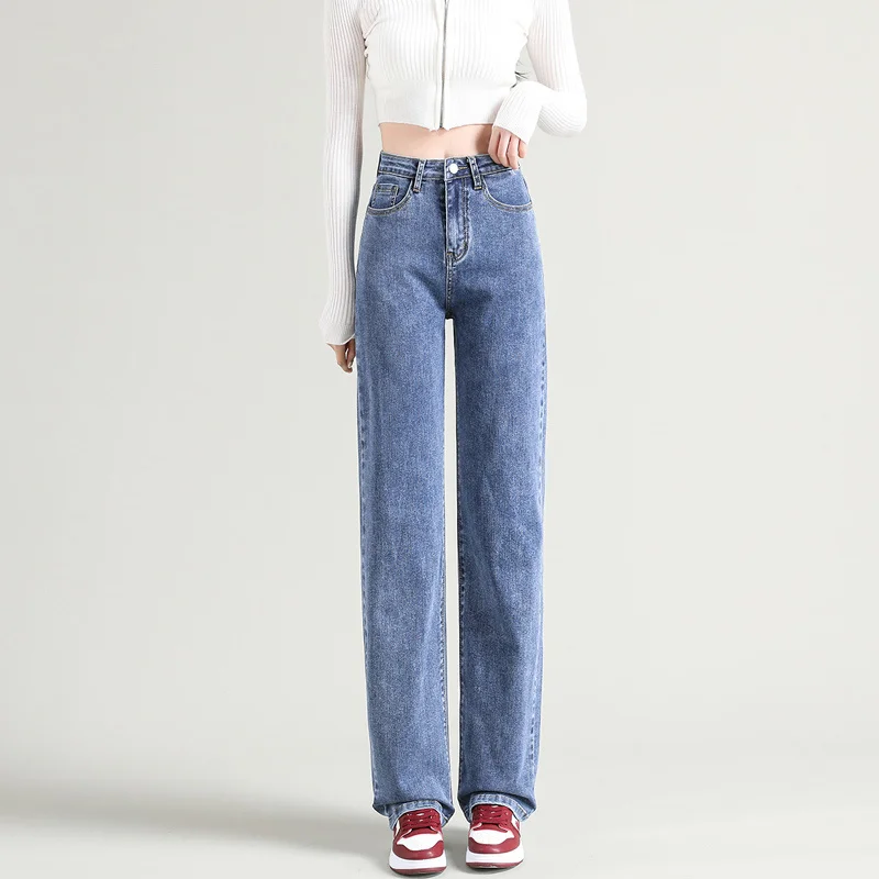 

2023Casual slim-fit pants, Women New Jeans High Waist Stretch Lady Pencil Jeans,High Waist Vintage Pants Girls Straight Leg Spr