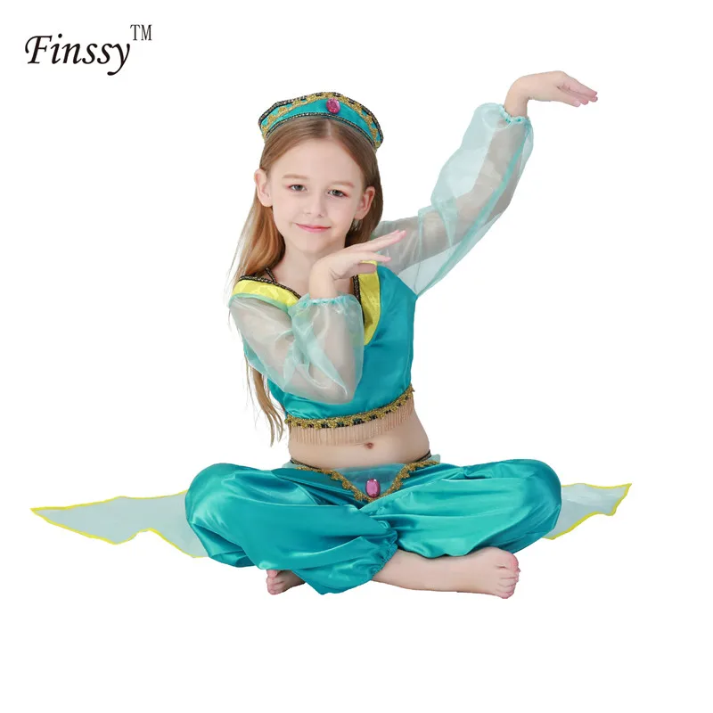 Косплей-костюмы принцессы из бутика Аладдина с лампой жасмин для вечеринки в