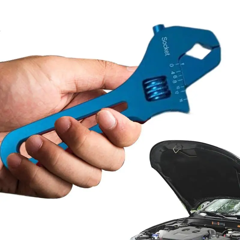 

Sturdy Adjustable Aluminium Spanner Tool Wrench Tool Hose Fitting Tool AN3 AN4 AN6 AN8 AN10 AN12 AN16