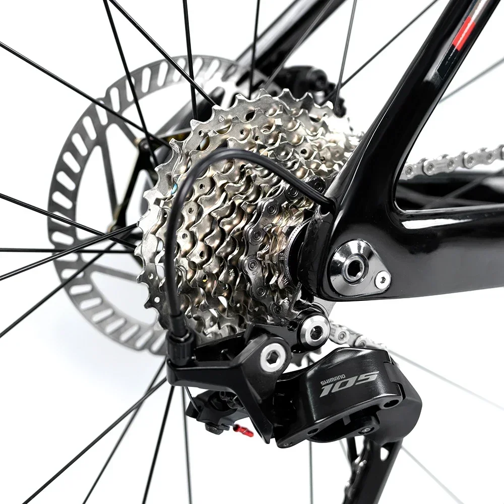 TWITTER2025 Launches T8 шоссейный велосипед из углеродного волокна 105/R7120-2X12S гидравлический