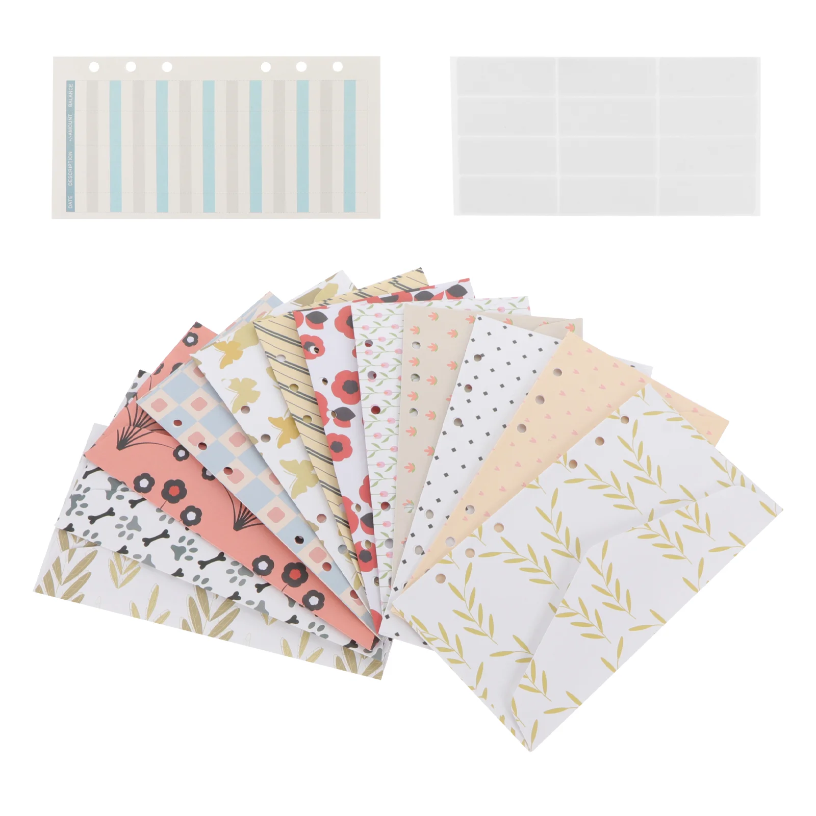 

Envelopes Cash Budgetenvelope Binder Money Expense Sheets Budgeting Saving Recording Organizer Stuffingloose Leaf Sheet Pockets