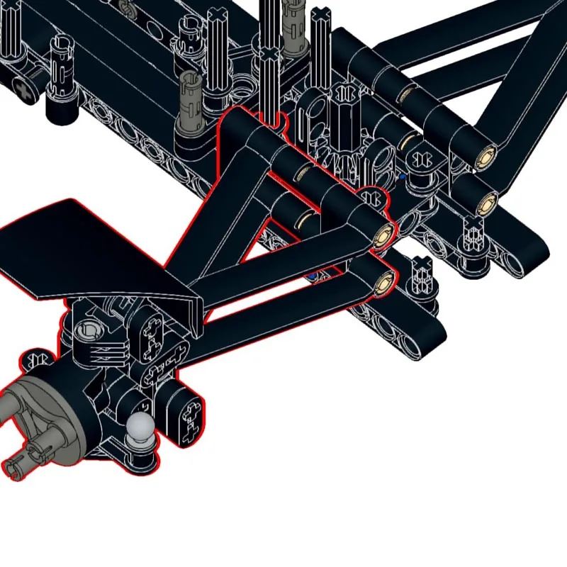 Новая модель гоночной машины SuperRB18 в масштабе 1:8 Строительный набор конструктор
