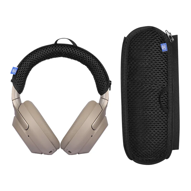 Сменный чехол на голову для наушников SONY MDR-1000xm3 1000xm4 1000xm5, сетчатый тканевый защитный чехол на молнии для головы (art.: 3920d101e4ea6) - 3920d101e4ea6