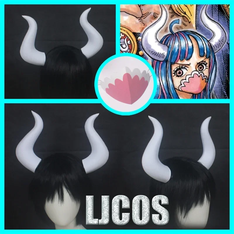 Новый Ulti косплей рога маска заколка для волос реквизит Хэллоуин карнавал Jsqp02 |