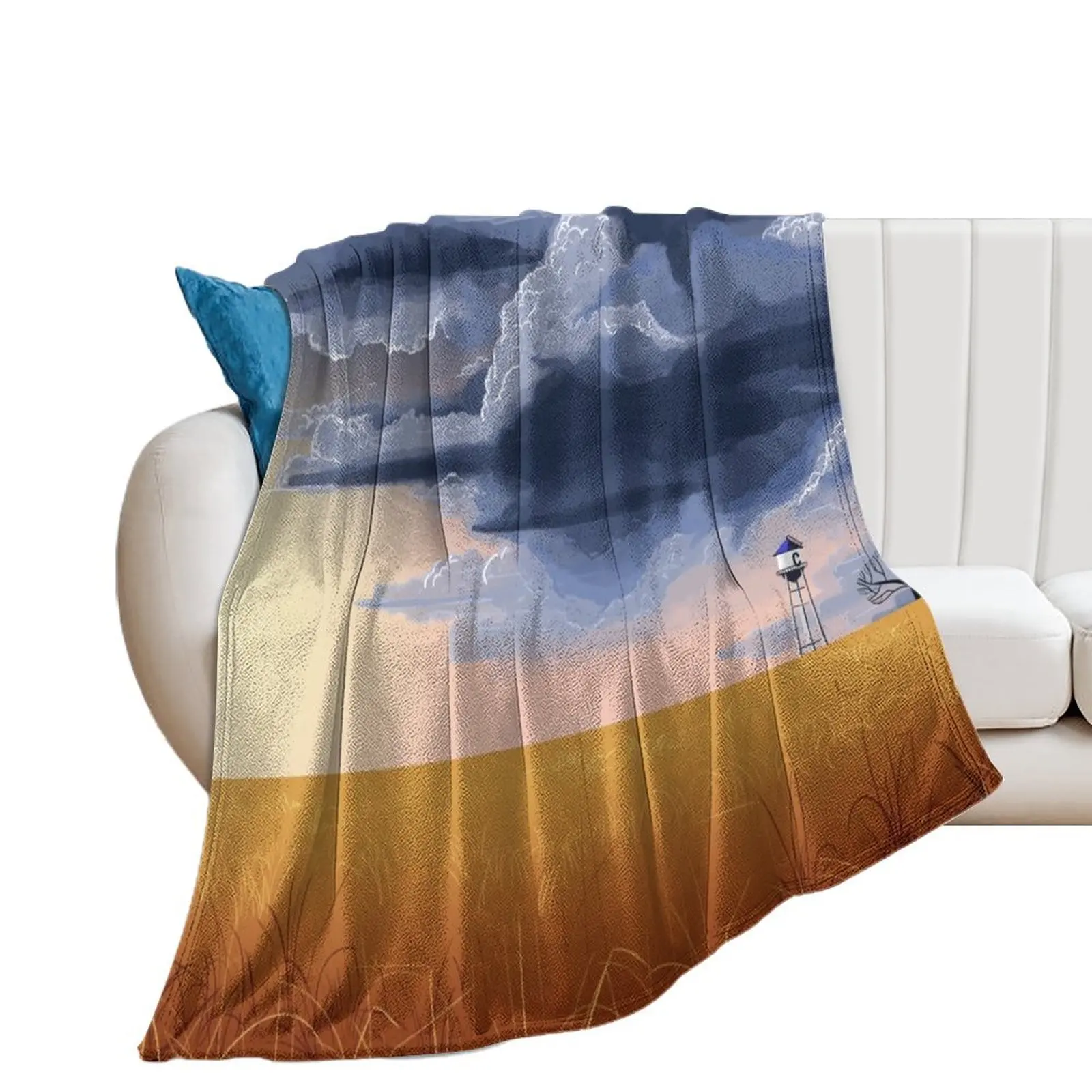 Carleton колледж одеяло в виде водной башни мягкие искусственные одеяла