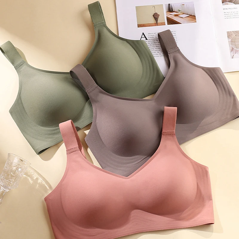 Women Bra Sexy Backless Lingerie Comfortable Seamless Underwear Wireless Push Up Bras Womens Sports Fitness Bralette Brasieres