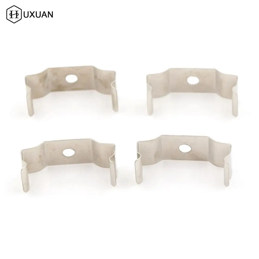 

4pcs/lot Integrated T8 LED Tube Bracket Clips Stainless Iron T8 Fluorescent Tube Mounting Bracket Clips Fix Accessories