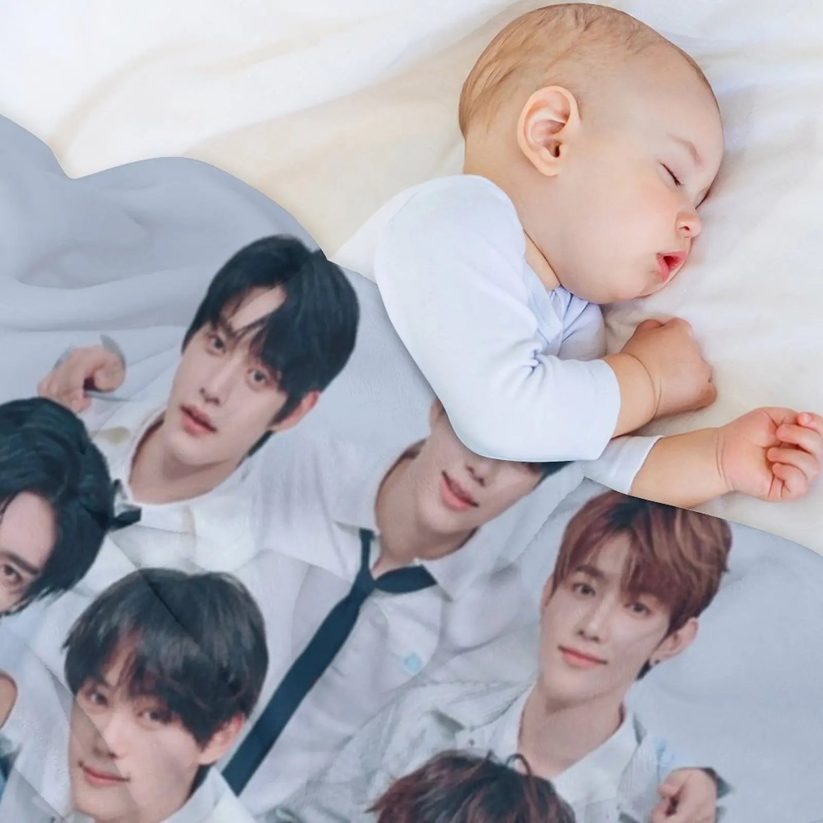 Zerobaseone (ZB1) Плед Утяжеленные теплые одеяла для диванов