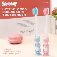kids toothbrush children soft bristles toothbrush baby teeth care for 1 12y oral cleaning teeth brush anti slip handle cartoon