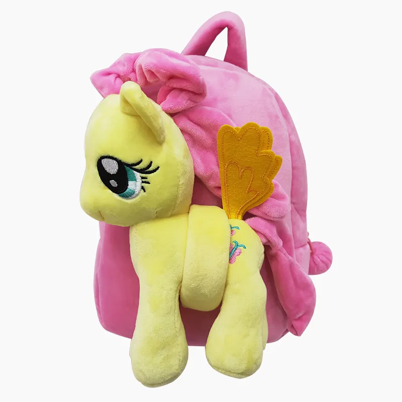 

38CM Size New My Little Pony Fluttershy Plush Doll Model Toy Satchel Haversack